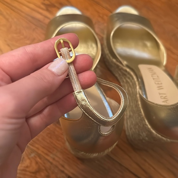 Stuart Weitzman Nudistcurve Espadrille Wedge Women's Shoes - Picture 11 of 16